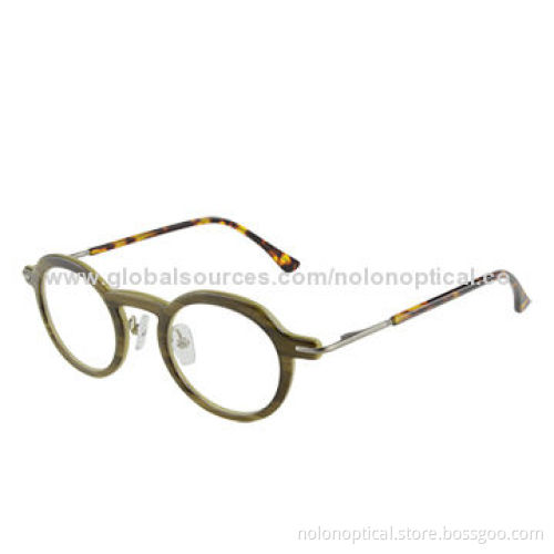 Retro Oval Round Circle Frame Hippie Eyeglasses